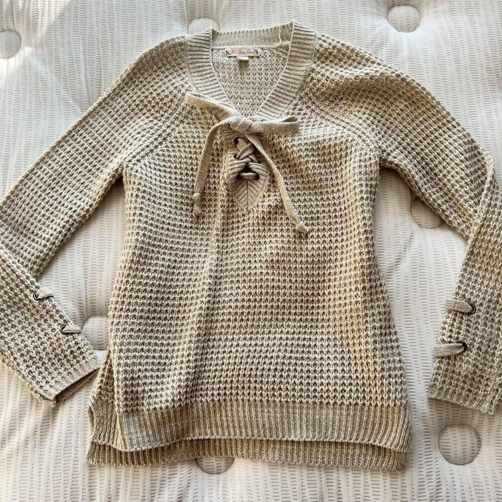 Crochet Bow Sweater